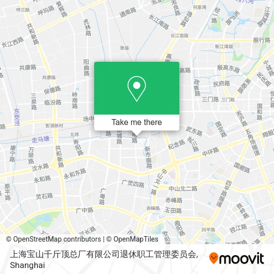 上海宝山千斤顶总厂有限公司退休职工管理委员会 map