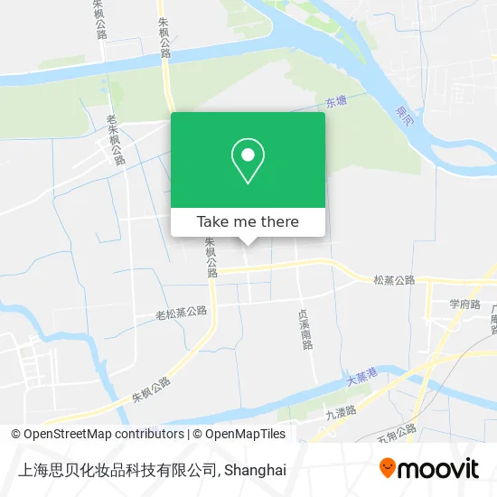 上海思贝化妆品科技有限公司 map