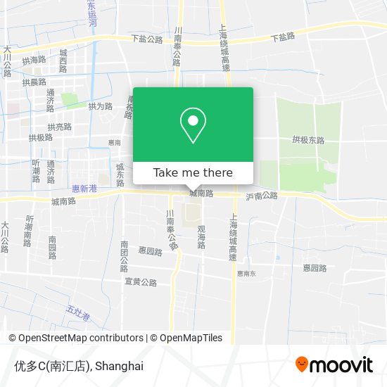 优多C(南汇店) map