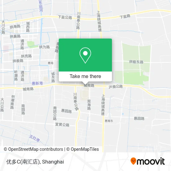 优多C(南汇店) map