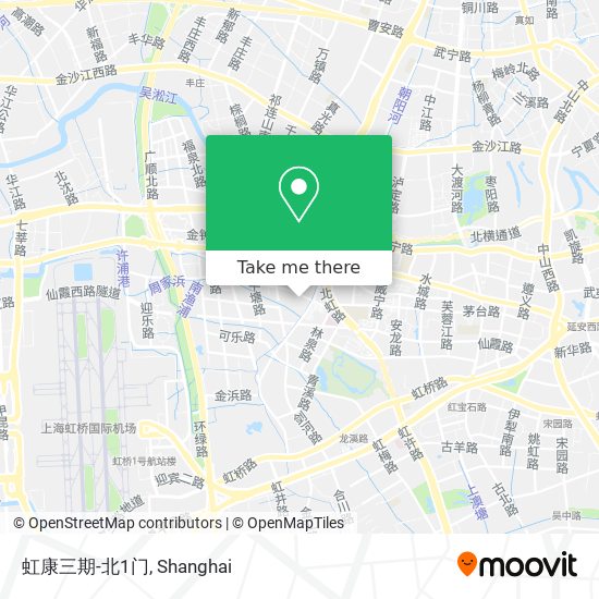 虹康三期-北1门 map