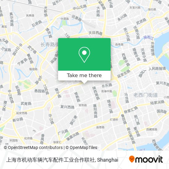 上海市机动车辆汽车配件工业合作联社 map