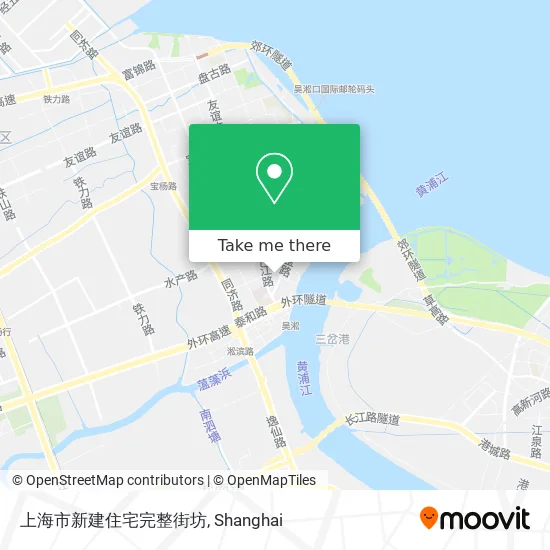 上海市新建住宅完整街坊 map