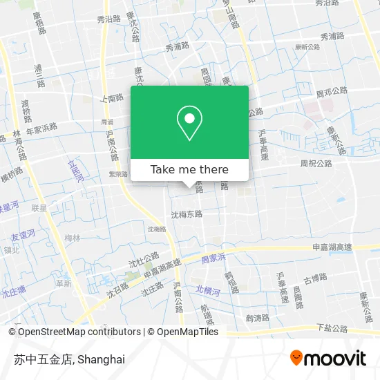 苏中五金店 map