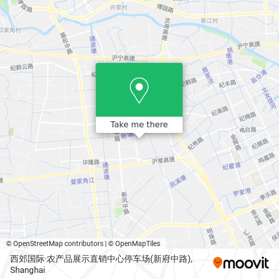 西郊国际·农产品展示直销中心停车场(新府中路) map