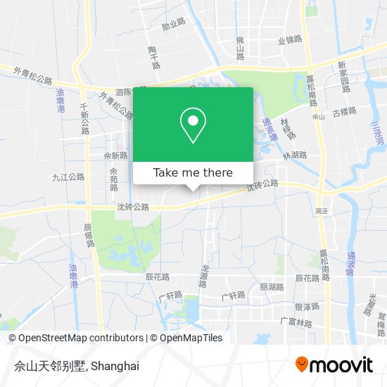 佘山天邻别墅 map
