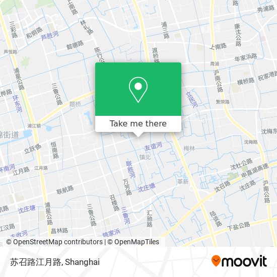 苏召路江月路 map