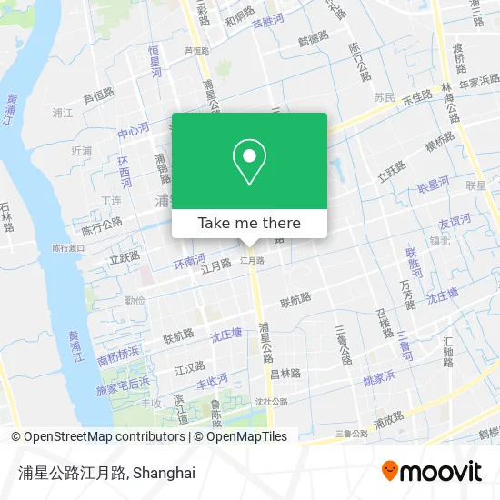浦星公路江月路 map