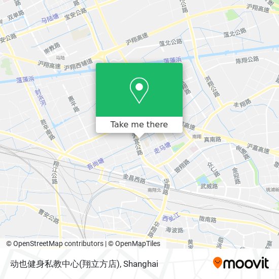 动也健身私教中心(翔立方店) map