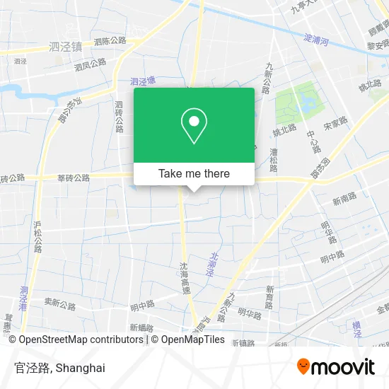 官泾路 map