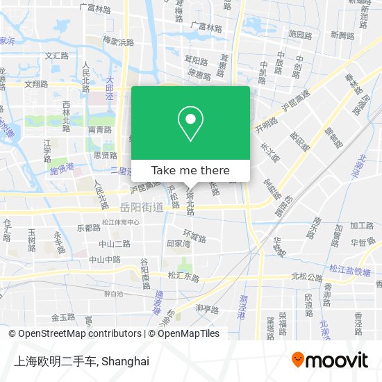 上海欧明二手车 map