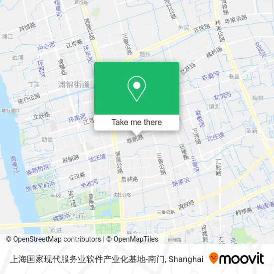 上海国家现代服务业软件产业化基地-南门 map