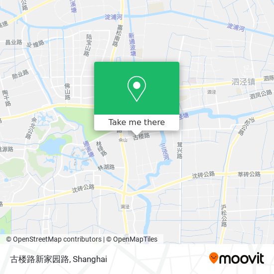古楼路新家园路 map
