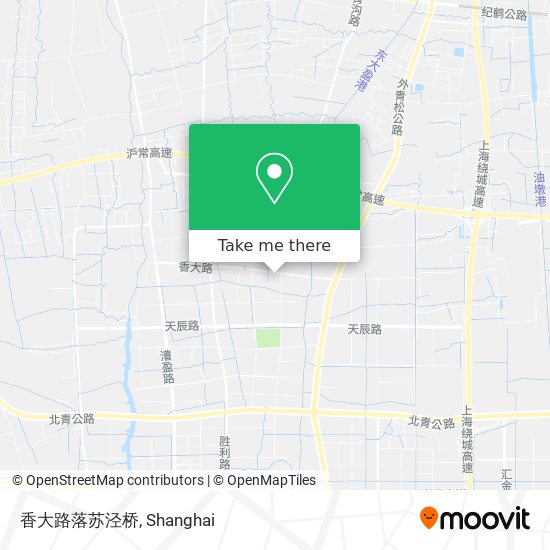 香大路落苏泾桥 map