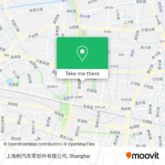 上海刚汽车零部件有限公司 map