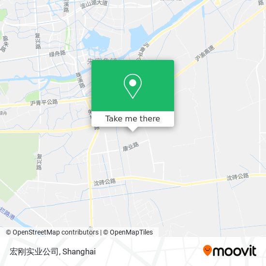 宏刚实业公司 map