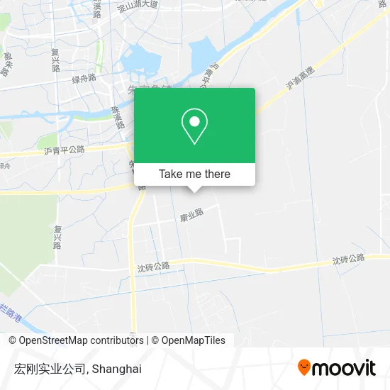 宏刚实业公司 map