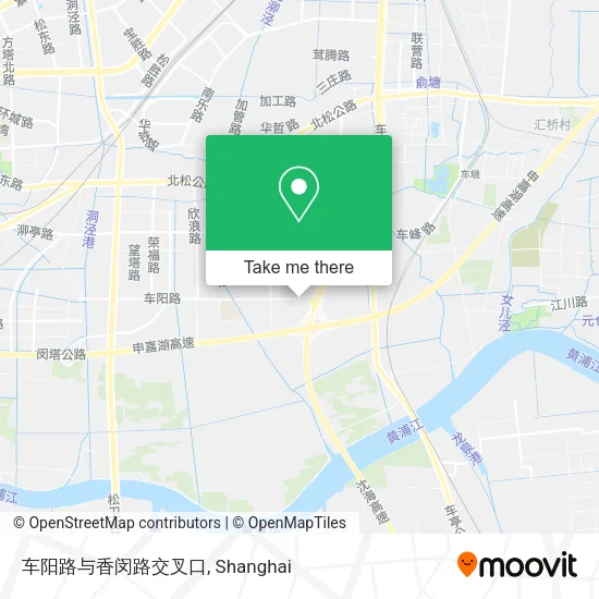 车阳路与香闵路交叉口 map