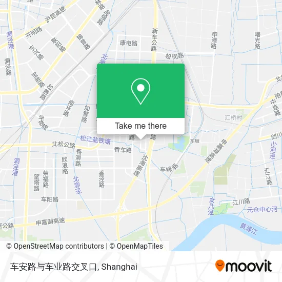 车安路与车业路交叉口 map