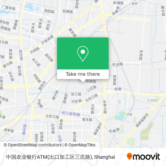 中国农业银行ATM(出口加工区三庄路) map