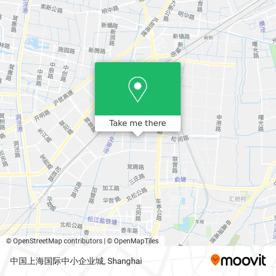 中国上海国际中小企业城 map