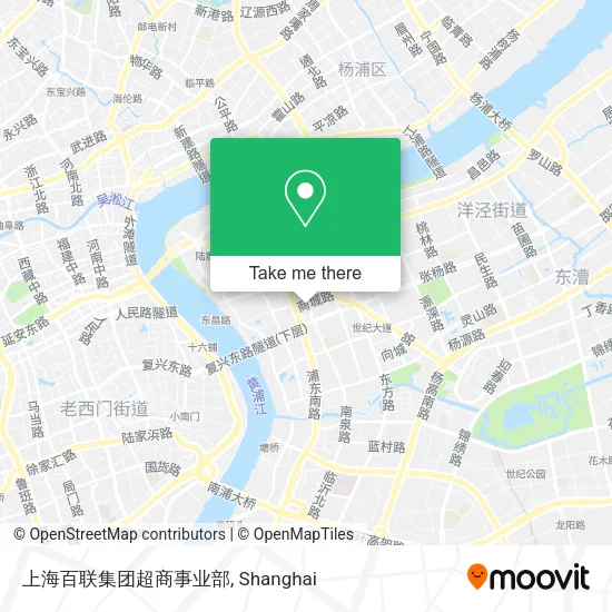 上海百联集团超商事业部 map