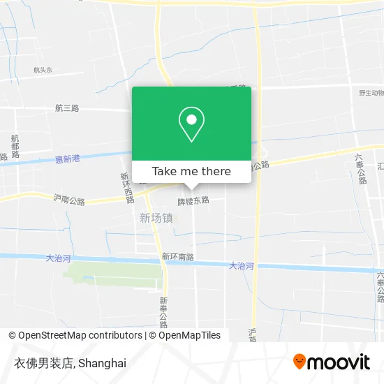 衣佛男装店 map