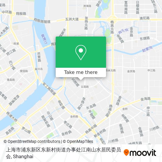 上海市浦东新区东新村街道办事处江南山水居民委员会 map