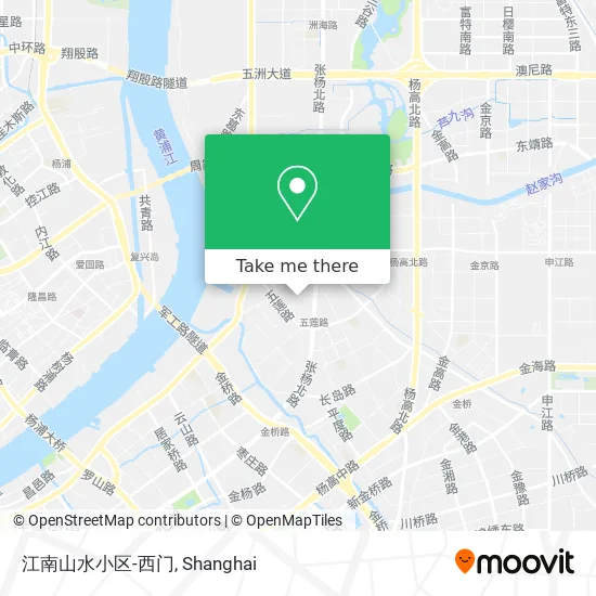 江南山水小区-西门 map