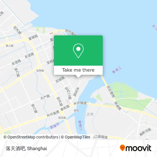 落天酒吧 map