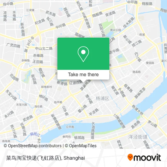 菜鸟淘宝快递(飞虹路店) map