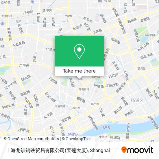 上海龙钡钢铁贸易有限公司(宝莲大厦) map