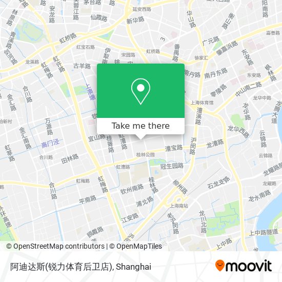 阿迪达斯(锐力体育后卫店) map