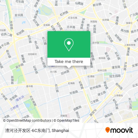 漕河泾开发区-6C东南门 map