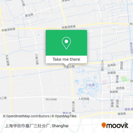 上海华欣巾服厂三灶分厂 map