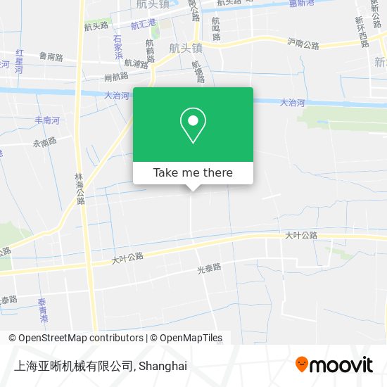 上海亚晰机械有限公司 map