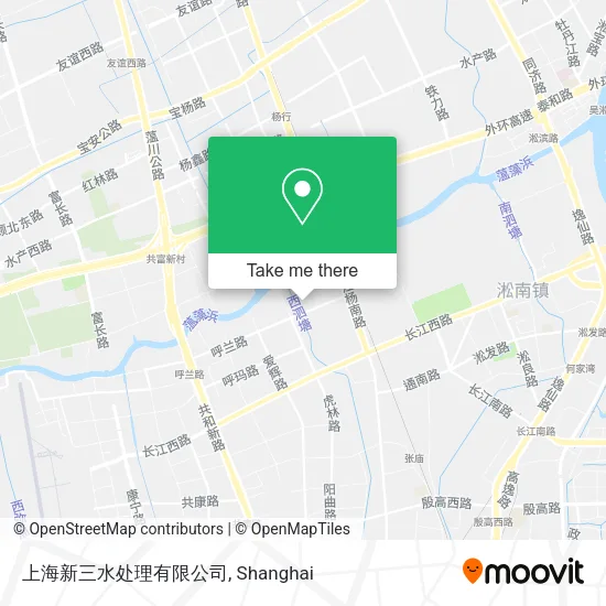 上海新三水处理有限公司 map