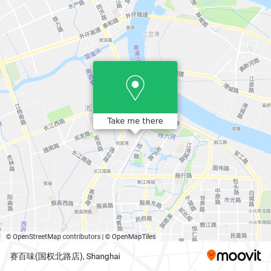 赛百味(国权北路店) map