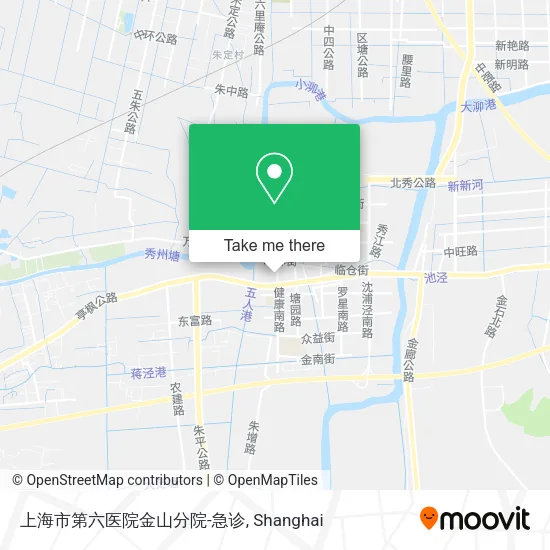 上海市第六医院金山分院-急诊 map