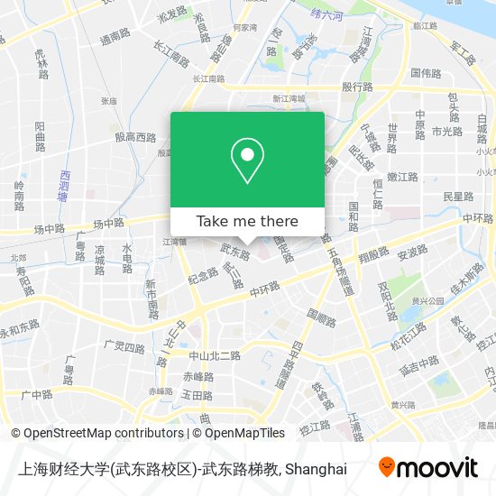 上海财经大学(武东路校区)-武东路梯教 map