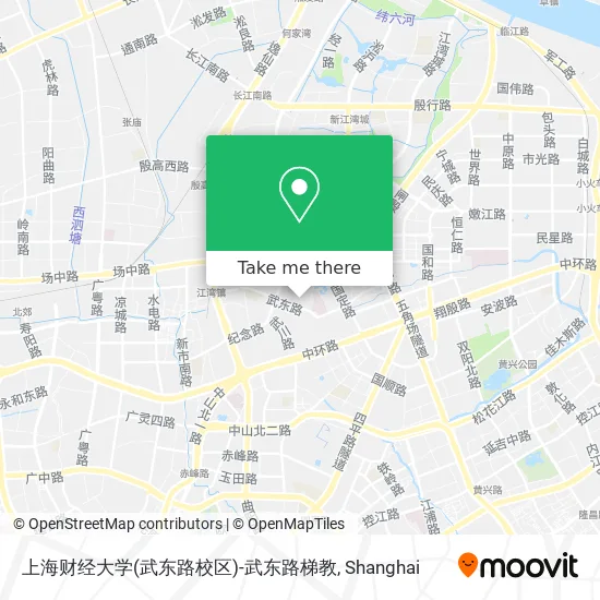 上海财经大学(武东路校区)-武东路梯教 map