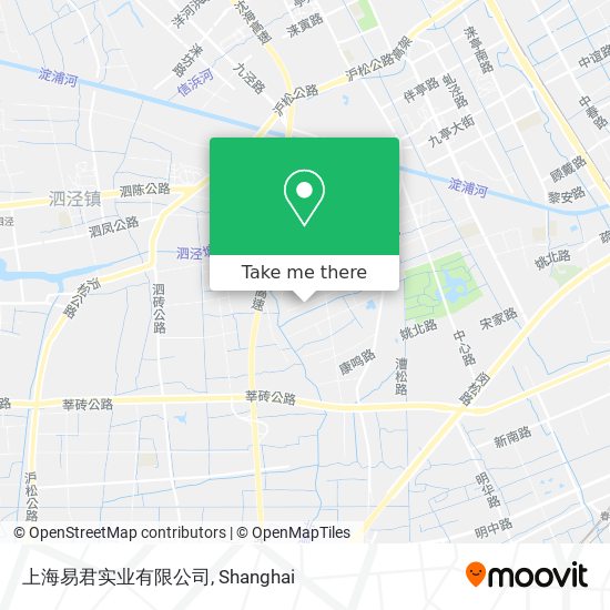 上海易君实业有限公司 map