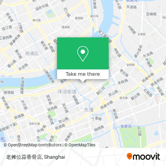 老摊位蒜香骨店 map