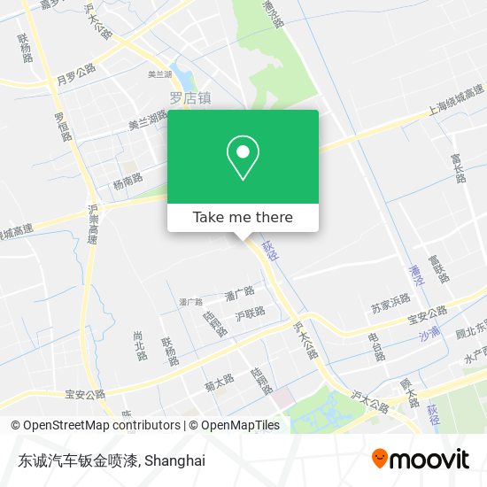 东诚汽车钣金喷漆 map