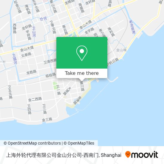 上海外轮代理有限公司金山分公司-西南门 map