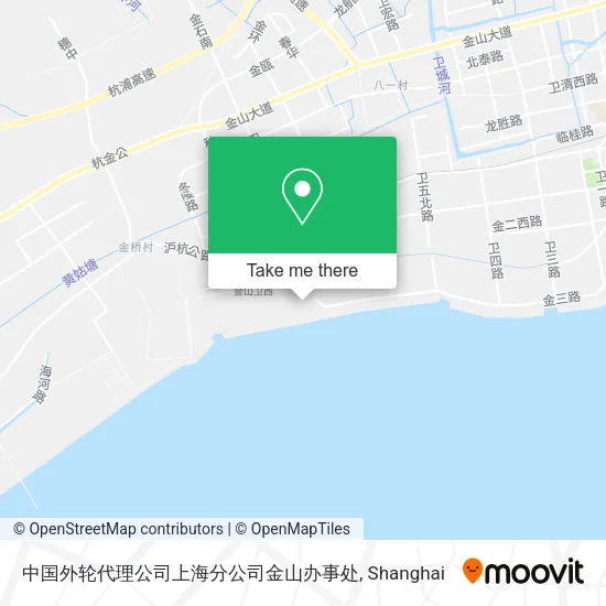 中国外轮代理公司上海分公司金山办事处 map