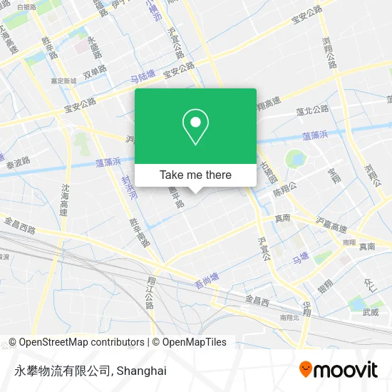 永攀物流有限公司 map