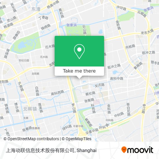 上海动联信息技术股份有限公司 map