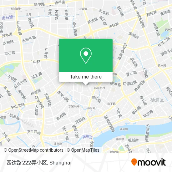 四达路222弄小区 map