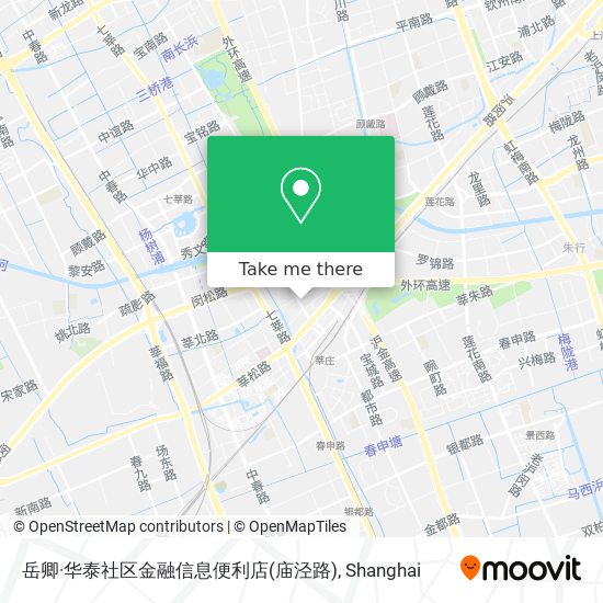 岳卿·华泰社区金融信息便利店(庙泾路) map